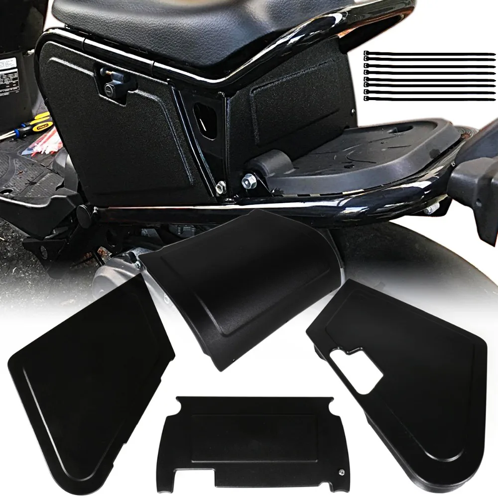 Черные панели для хранения под сиденьем Honda 1996 2016 17 18 Ruckus/Zoomer NPS50|Накладки и