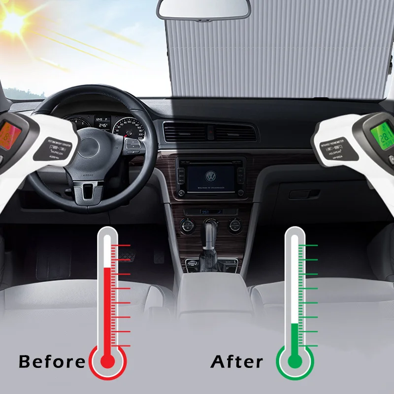 Автомобильный раздвижная занавеска Защита от ультрафиолетовых лучей Алюминий