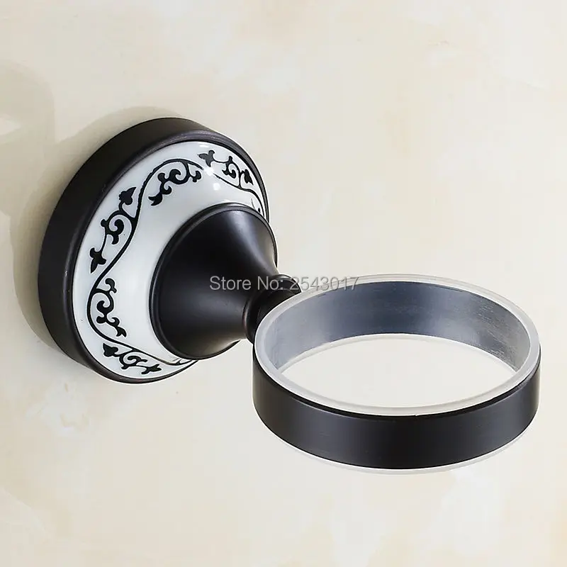 Высококачественный держатель для мыльницы черная бронзовая отделка корзина