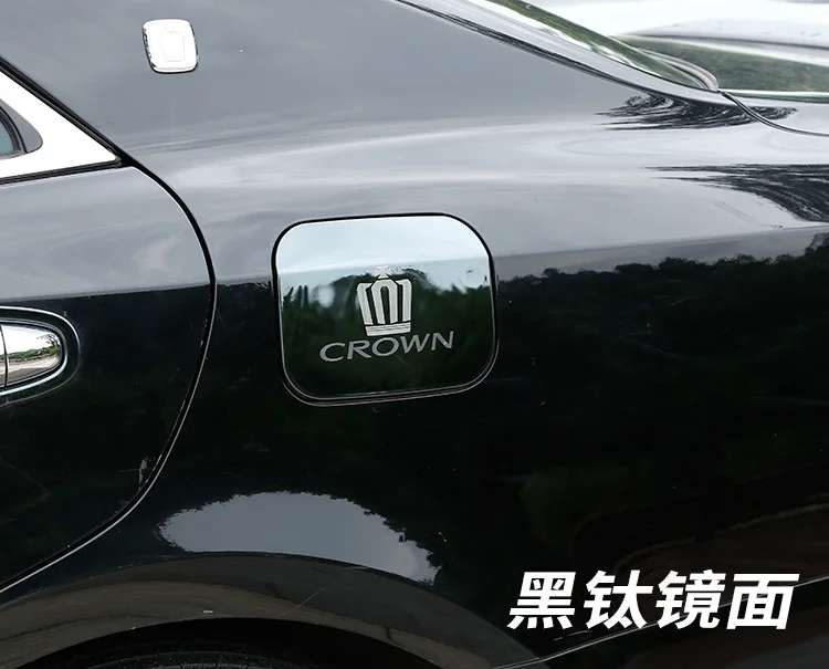 1 шт. нержавеющая сталь автомобильная модель Автомобильный топливный бак крышка автомобильный стикер Toyota 14th поколения новая корона