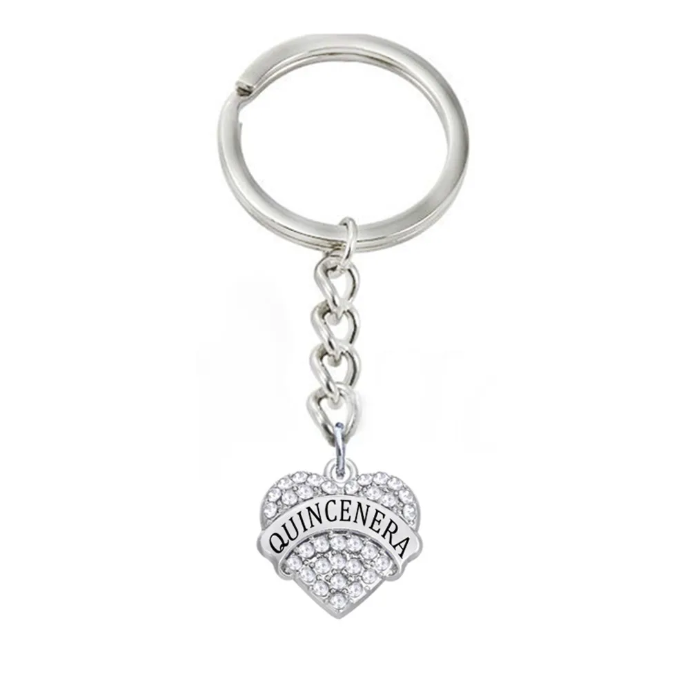 Двойной нос из сплава в виде металлического Diy Гравировкой Кристалл сердца Quincenera