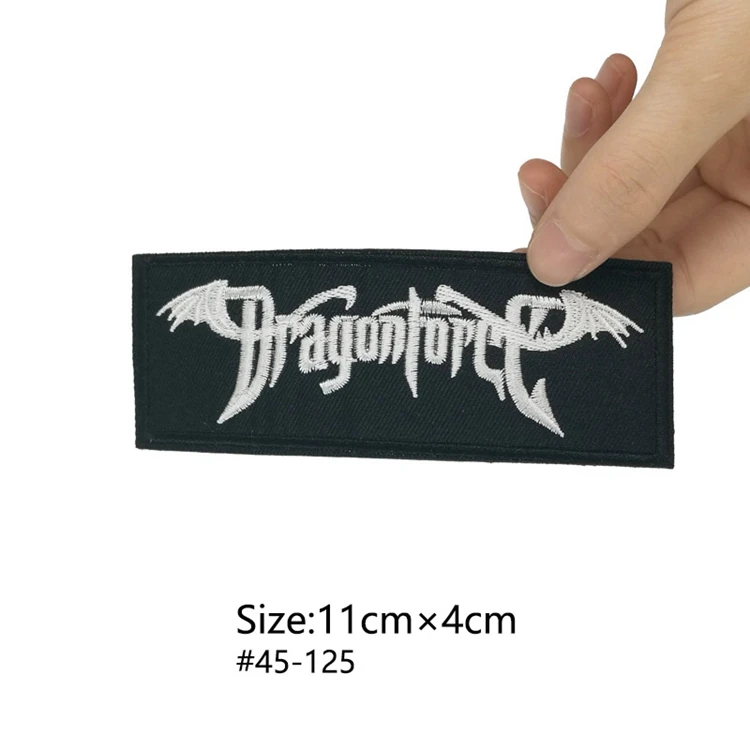 Нашивка с голубым логотипом NAZARETH AVENGED SEVENFOLD SAXON DRAGONFORCE The Kinks Music Band металлический значок с железом на значок в стиле рокабилли рок-панк - Цвет: Лазерный