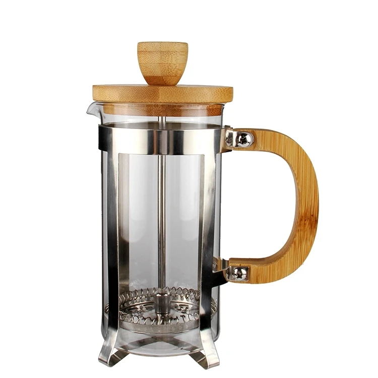 Французский Пресс Кофе чайник горшок с деревянной ручкой 2 чашки 3Cup 4Cup 12 унций 20 27