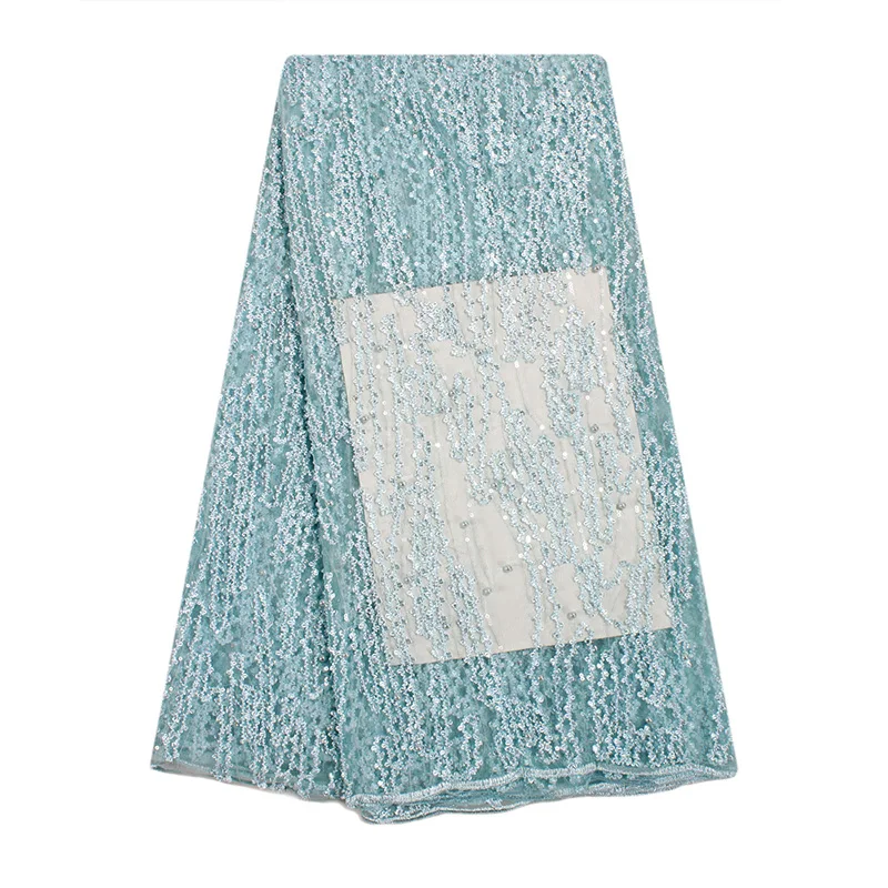 FL0248 Детские Синий Африканский Шнурок Ткани Материалы Французский Кружевной С