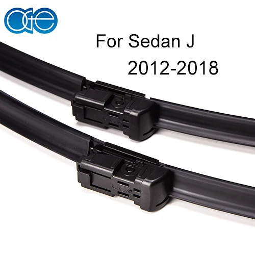 Sedan J 12-18 НГЕ передние и задние щетки стеклоочистителя для Opel Astra J 2009 2010 2011 2012 2013 высококачественные резиновые ветровые стекла автомобильные аксессуары - Цвет: Sedan J 12-18