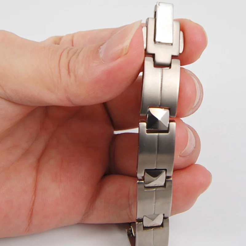 Wollet Jewelry энергетический мужской женский германиевый чистый титановый браслет