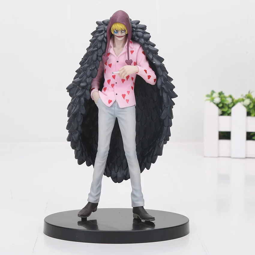 Corazon bag Аниме одна деталь DXF фигурка grandline Леди Мужчины Луффи Санджи Tashigi коала Трафальгар Ло Бонни Corazo Doflamingo игрушка 16-20 см - Цвет: Corazon bag