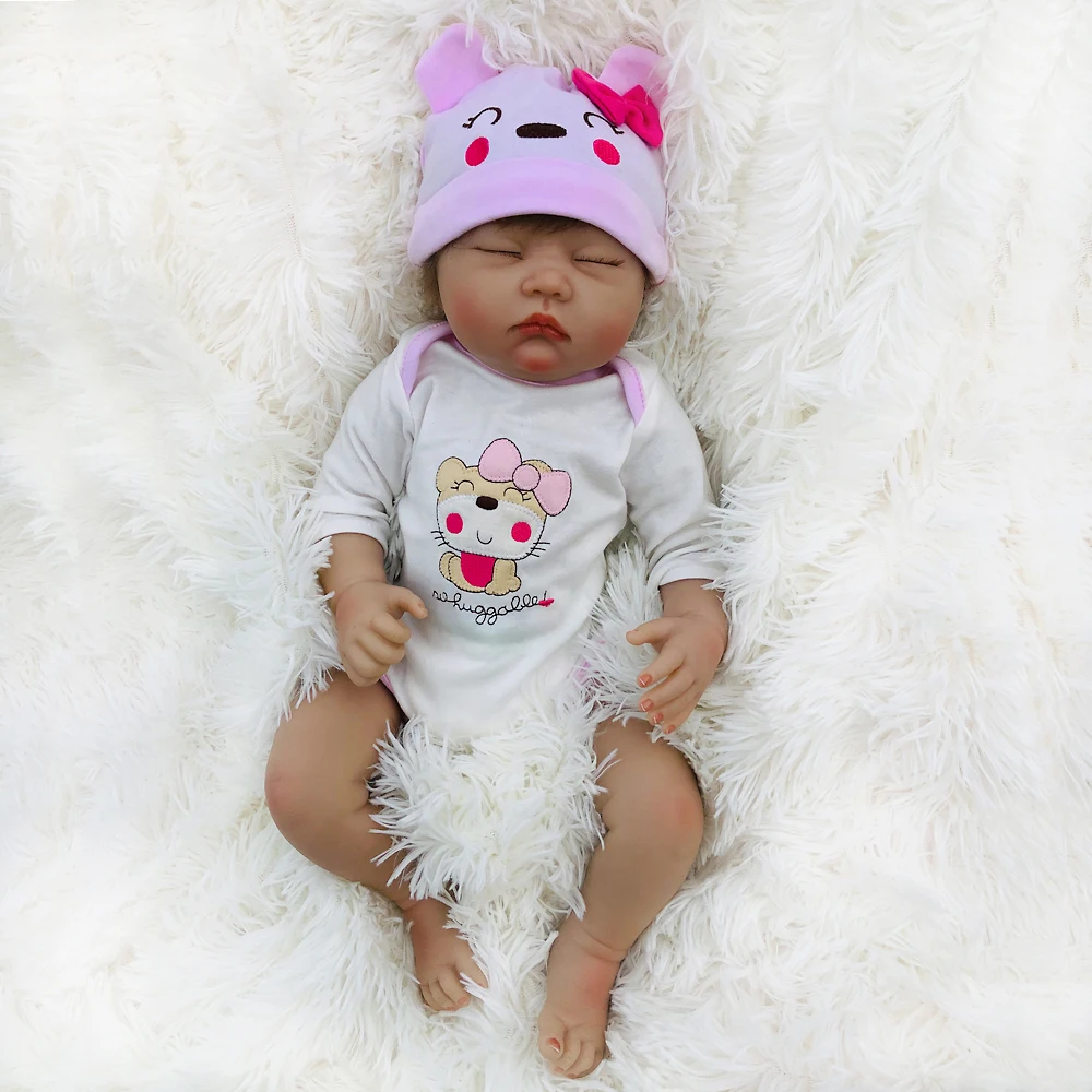 Otarddolls Кукла Reborn 2" 50 см для маленькой девочки Мягкая силиконовая кукла Boneca Reborn Детские подарки на день рождения игрушки кровать время подарок на день рождения