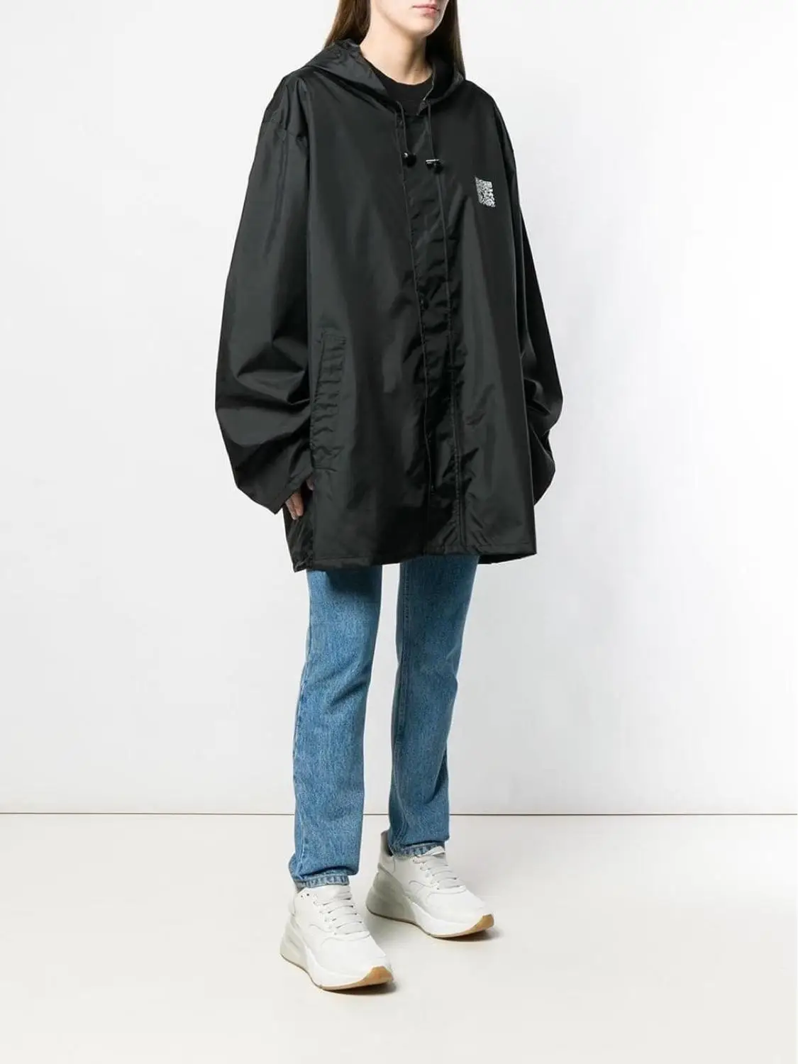 Vetements черная Солнцезащитная одежда Мужская и Женская свободная модная куртка с