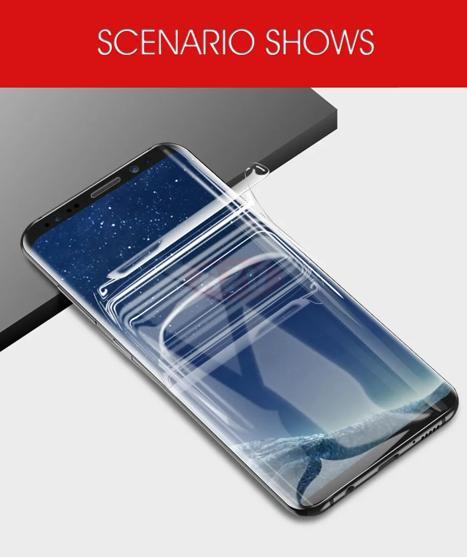 6D полное покрытие мягкая Гидрогелевая пленка для Samsung Galaxy Note 8 9 S8 S9 Защита экрана для Samsung S9 S8 S7 S6 Edge Plus не стекло