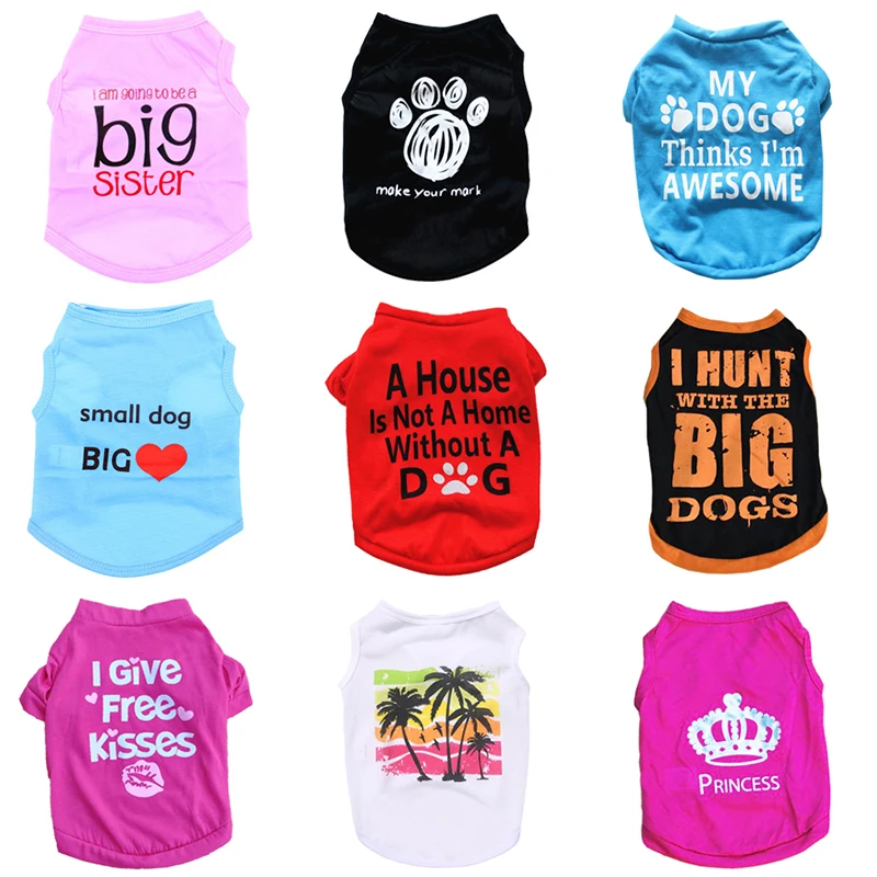 Одежда для маленьких собак летняя одежда домашних питомцев жилет зимняя теплая