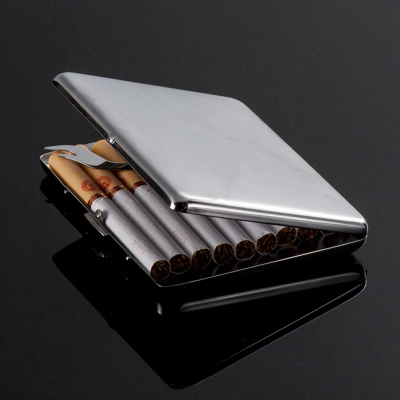 High Quality Copper Cigarette Case Box Metal Tobacco Holder for 10 Cigarettes of 100mm Long Дом и сад