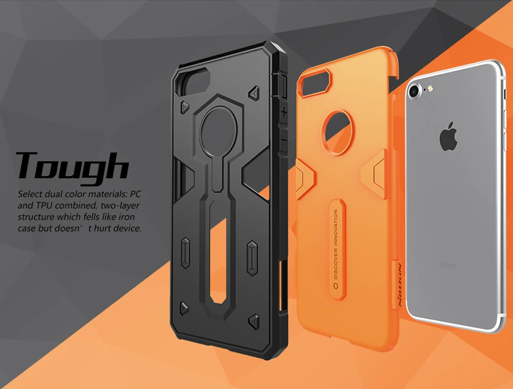 Для Apple iPhone 7 Plus Nillkin Defender Влияние Гибридный Панцири жесткий защитную крышку