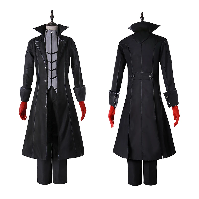 Persona 5 герой главный герой Джокер Kaitou Ver Пылезащитная ветровка пальто рубашки брюки униформа наряд игры костюмы для косплея