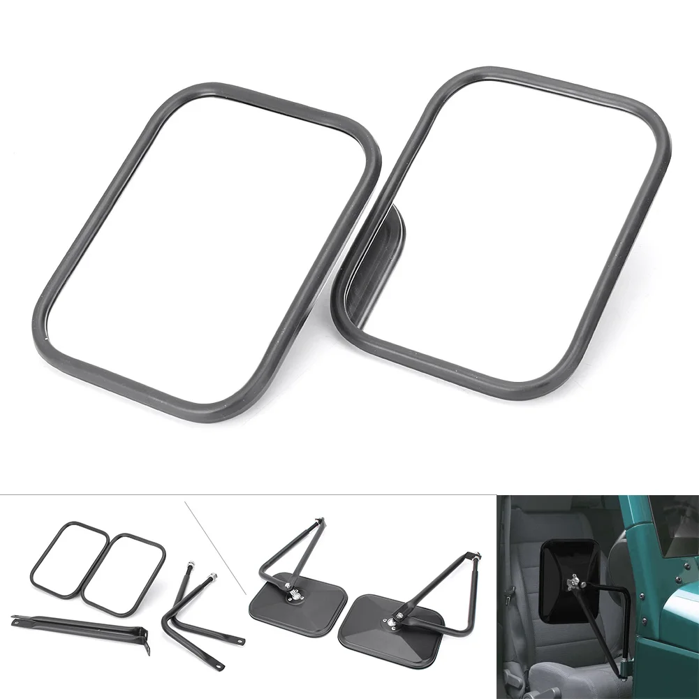 Комплект боковых зеркал заднего вида для Jeep Wrangler JK CJ YJ автомобильные запасные