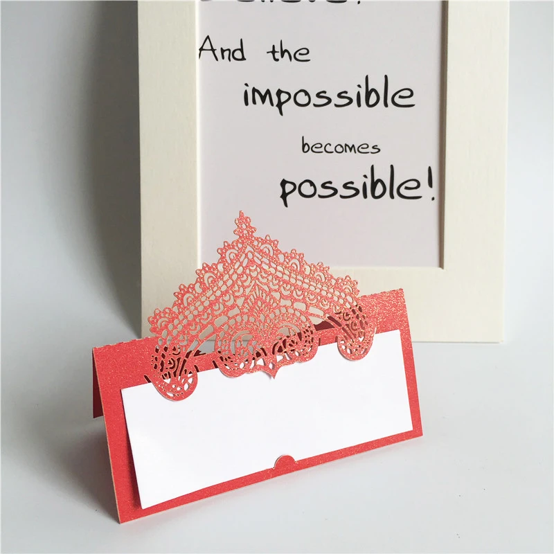 10 шт. свадебное украшение название место карточный стол карты Рождество День