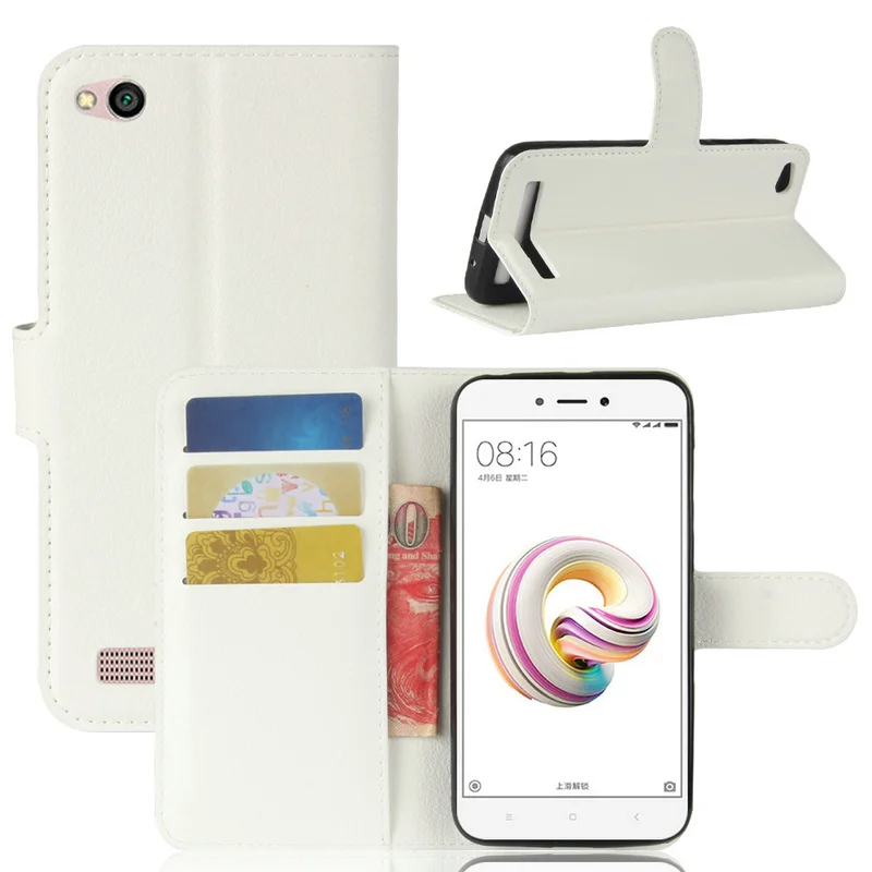 Кожаный чехол бумажник для Xiaomi Redmi 5A Note Prime 5 Plus кожаный книжка 6 Pro 6A|case for xiaomi|leather