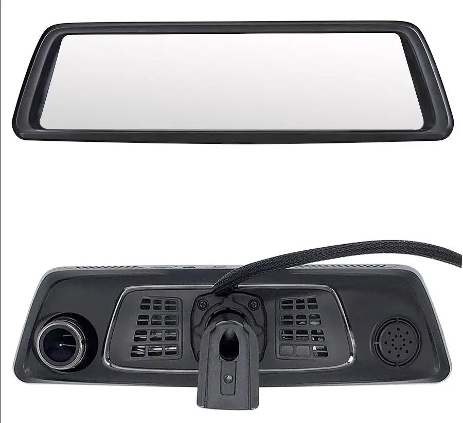 QUIDUX 10 дюймов 4G Android Автомобильное зеркало заднего вида DVR gps ADAS wifi камера заднего вида рекордер видеорегистратор с смарт-часы/ремешок бесплатно