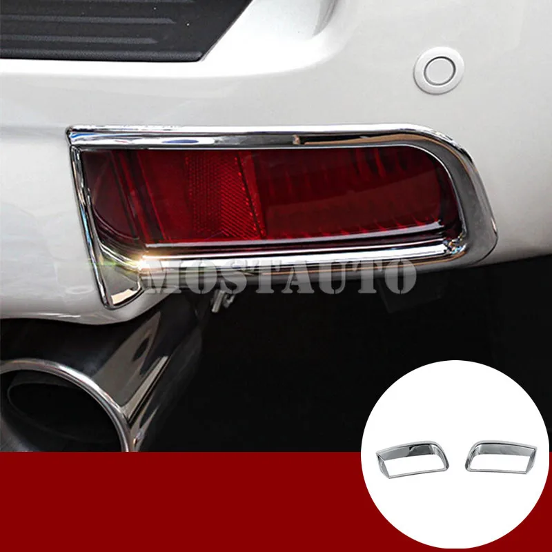 Для Toyota Land Cruiser Prado FJ150 ABS Хромовая лампа заднего противотуманного фонаря накладка