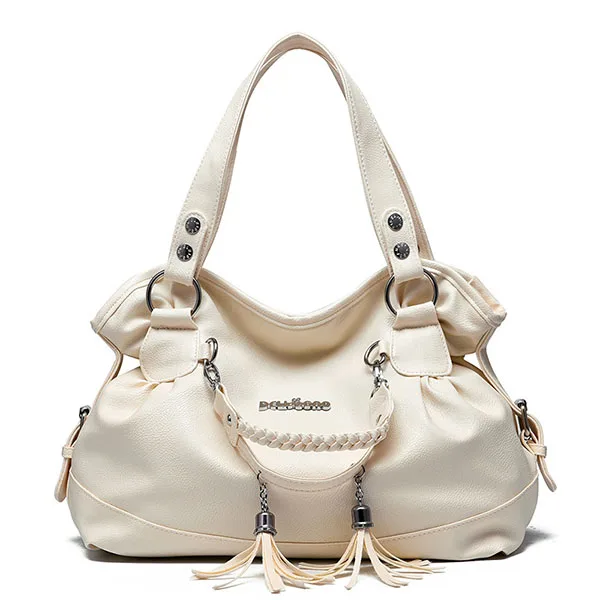 Beige Tassel Bag LANZHIXIN повседневные Большие женские сумки-тоут, дизайнерские тканые сумки с кисточками, сумки через плечо с верхней ручкой для женщин, женские ручные сумки - Цвет: Beige Tassel Bag