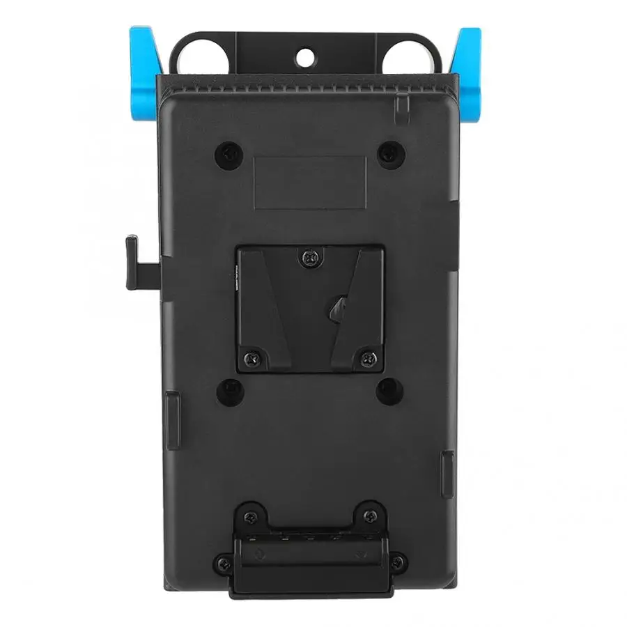 V-mount battery Plate Adapter с двойным хомутом для монитора камеры