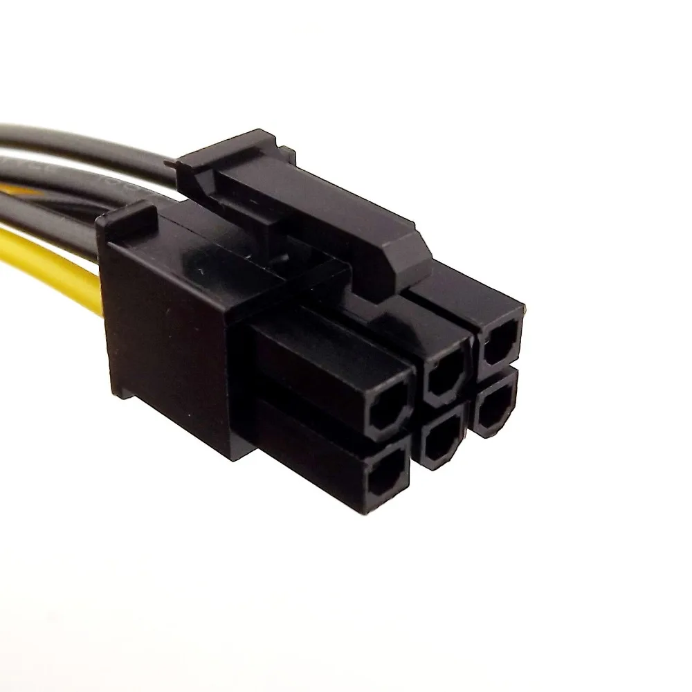 10 шт. SATA 15 контактный штекер к 6 контактному PCI Express карта адаптер питания