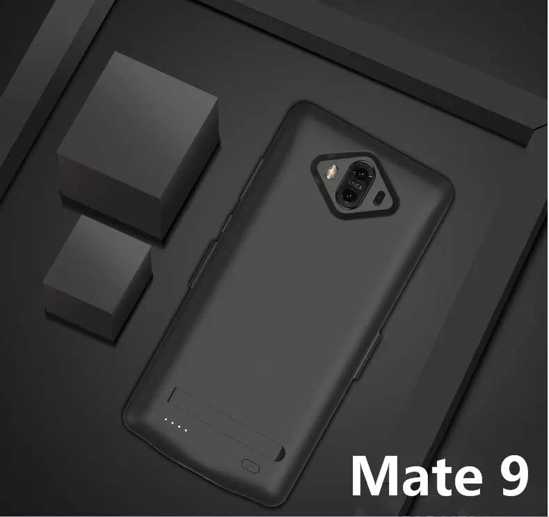Mate 9-Black 5000 мАч Батарея чехол для huawei Коврики 10 Pro внешнего резервного питания банк зарядный чехол или huawei Коврики 9 зарядное устройство Pro случаях - Цвет: Mate 9-Black
