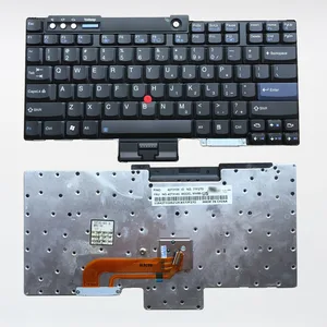 laptop keyboard for lenovo ibm thinkpad x60 x60s x61 x61s t400 t60 t61 english keypad keys replacementused and original free global shipping