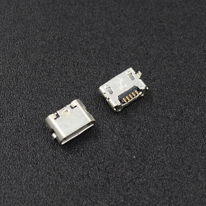 10pcs micro USB 5pin jack Reverse Ox horn Charging Port Plug socket connector mini usb For Huawei 4X Y6 4A P8 C8817 max Lite Pro |