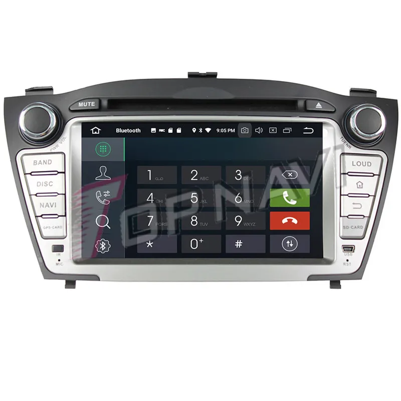 Topnavi Android 9 0 Автомобильный DVD Радио головка Unir плеер для Hyundai TUCSON IX35 2009 2010 2011 2012 GPS