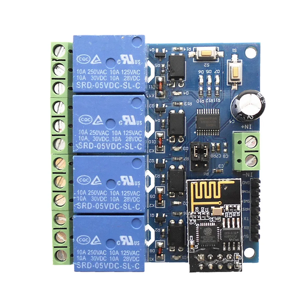 ESP8266 5V WiFi релейный модуль со стандартным Интернетом для умного дома мобильного