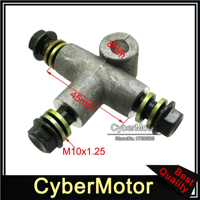 Гидравлический тормозной шланг тройник Соединительный соединитель 3 сторонний