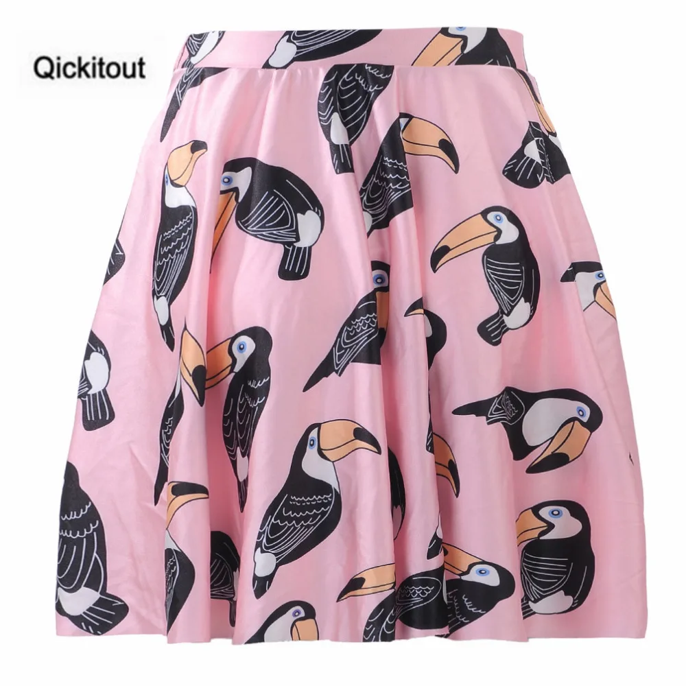 Женская Повседневная юбка Qickitout бежевая с 3D Цифровым принтом|print skirt|fashion skirtskirt