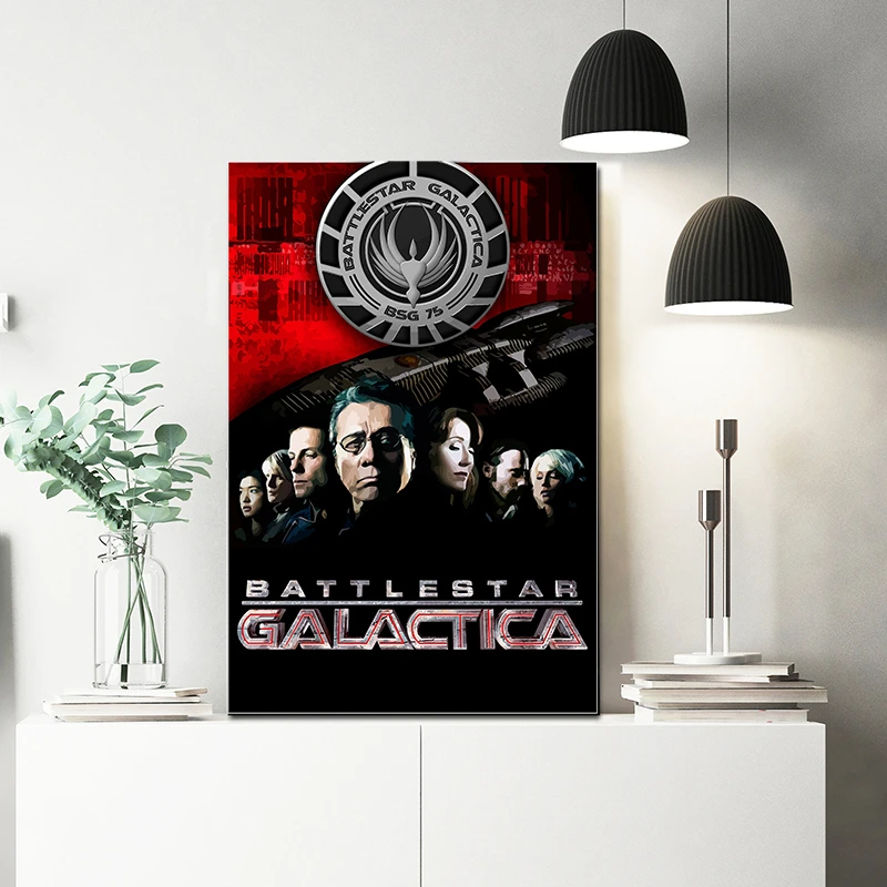 Battlestar Galactica ТВ плакат и печатная графика декоративная настенная наклейка картины