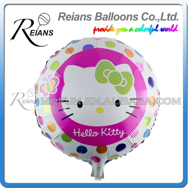 Оптовая Продажа 1000 шт. REIANS 53 см мультфильм детей Hello Kitty рождения украшения