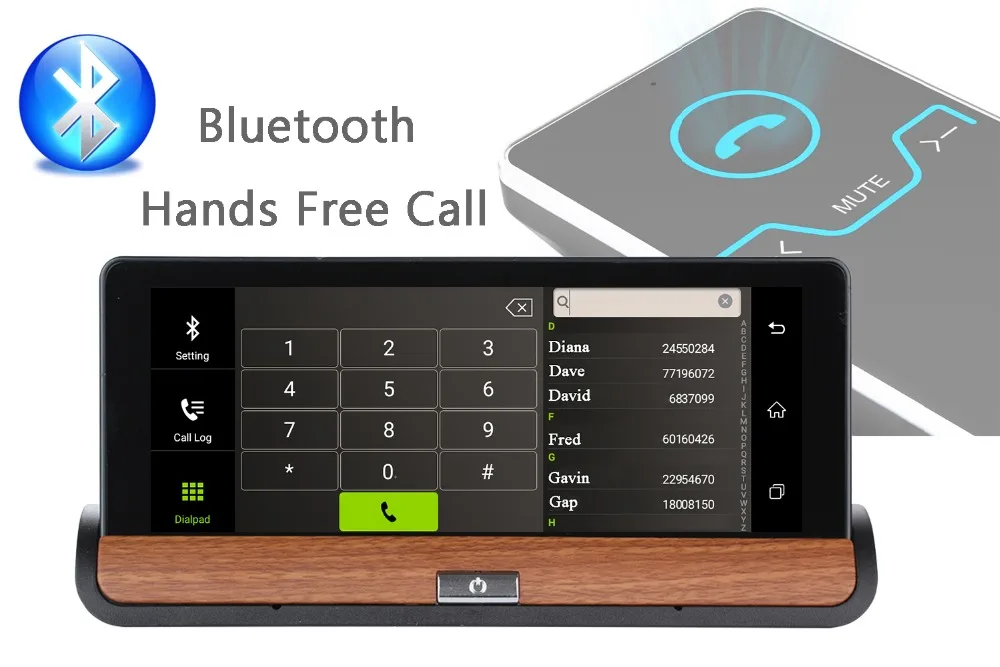 Panlelo 681 автомобильный gps-навигатор видеорегистратор DVR Android система видеорегистратор Wi-Fi 3g/4G сетевая задняя камера заднего обзора Bluetooth