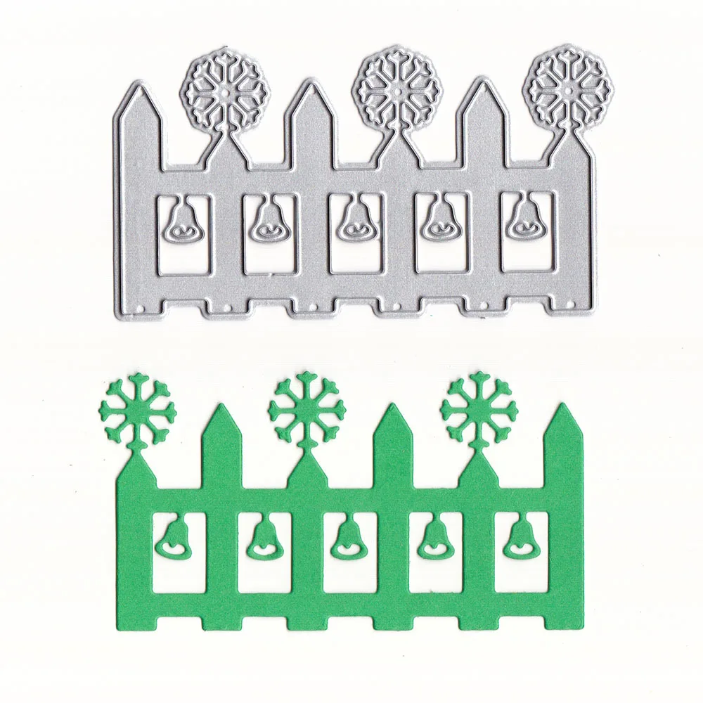 YLCD1620 Рождественская изгородь колокольчик металлические режущие штампы для