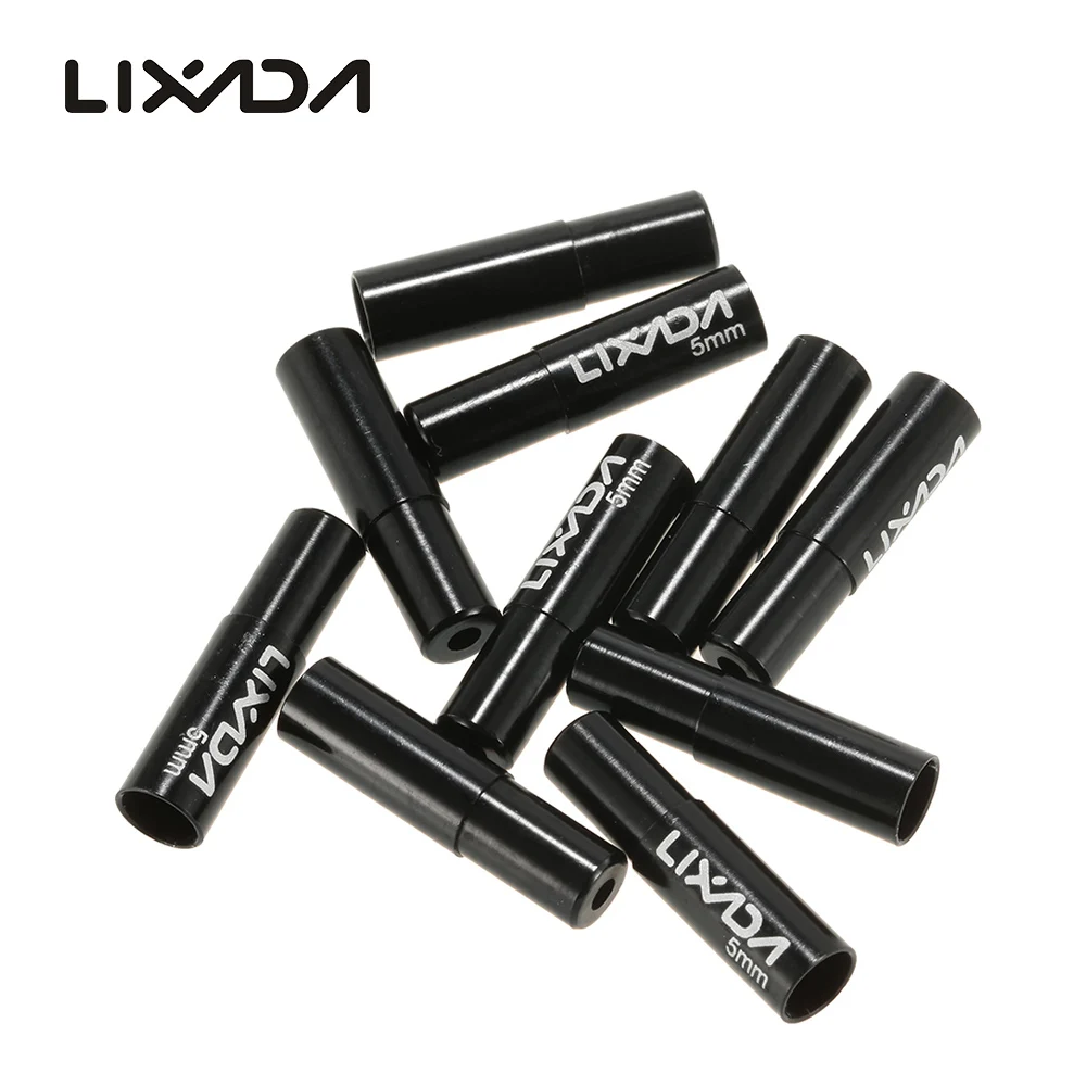Lixada 10 шт. 4 мм/5 мм кабель переключения корпус наконечники трубки Топы велосипедный переключатель передач переключения тормоза провода кабель конец колпачок Замена Комплект