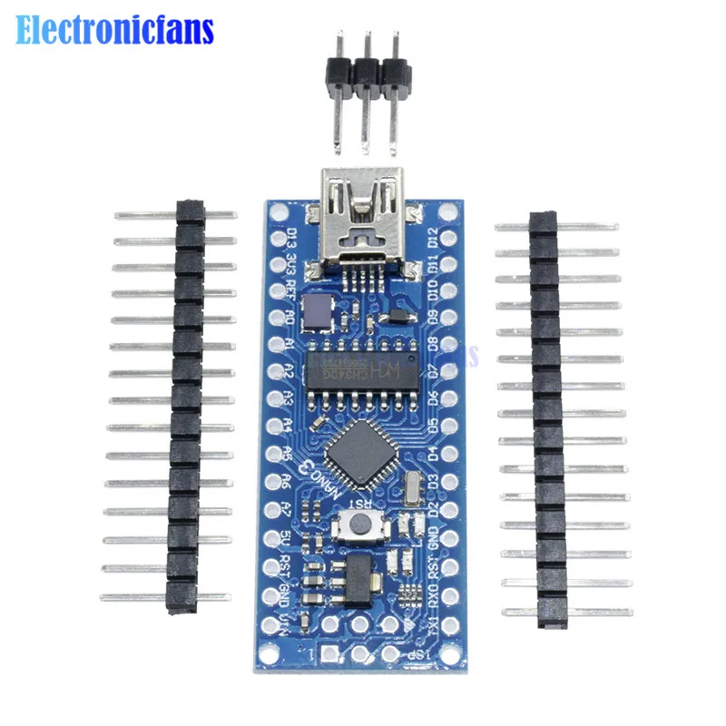 Nano V3 ATmega168 CH340 CH340G Mini USB UART интерфейс совместимый модуль платы 16 МГц 3 в-5 в