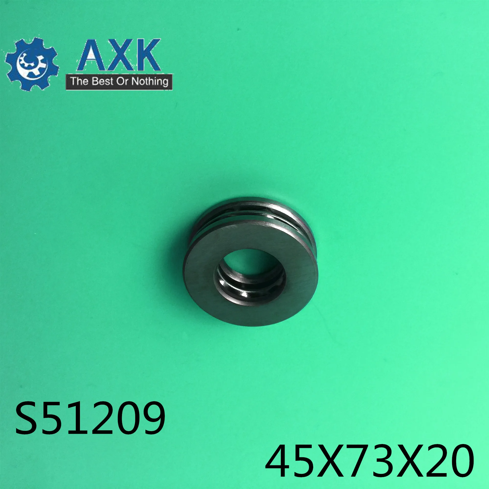 S51209 подшипник 45*73*20 мм (1 шт.) ABEC-1 Нержавеющая сталь тяги S 51209-упорные шариковые