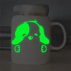 Светящиеся наклейки s, забавные наклейки для оформления дома своими руками, настенные наклейки для гостиной, плакат