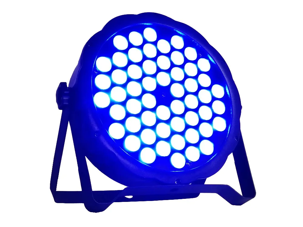 Новинка! 54x3 Вт led par свет rgb 3в1 3 Вт led плоский par свет dmx512 профессиональное сценическое освещение оборудование dj свет