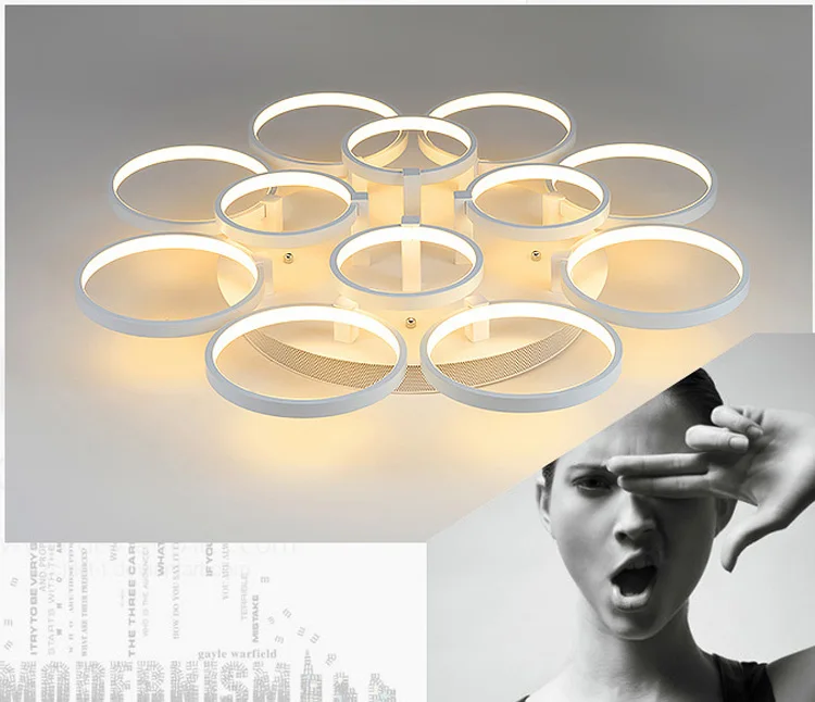 Современный светодиодный акриловый светильник для гостиной потолочные люстры