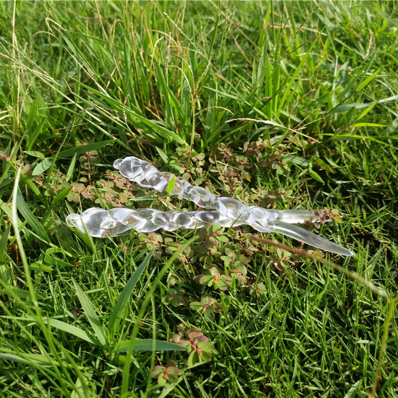 Рождественская елка прозрачный сосульки подвесное украшение висит Декор для