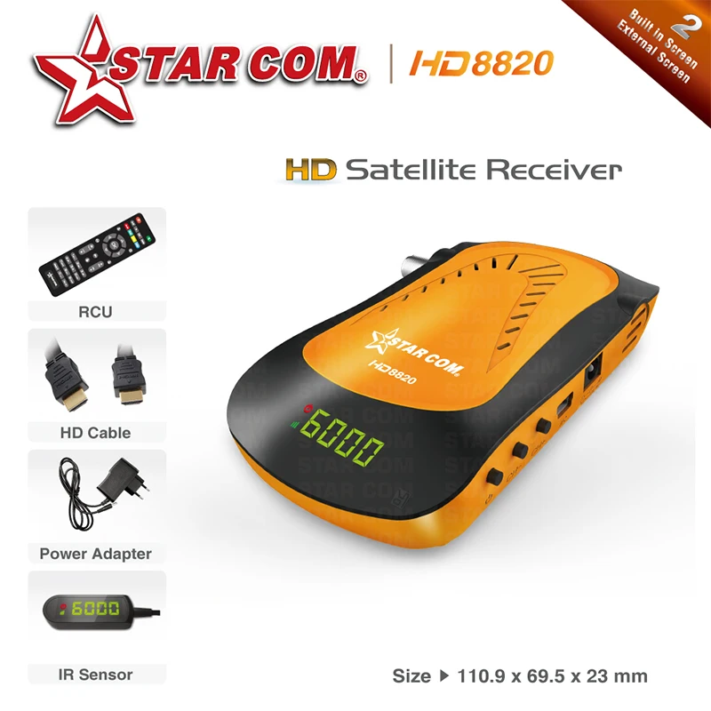 Starcom HD8850 спутниковый ТВ приемник с бесплатный арабский IPTV Full HD цифровой коробка