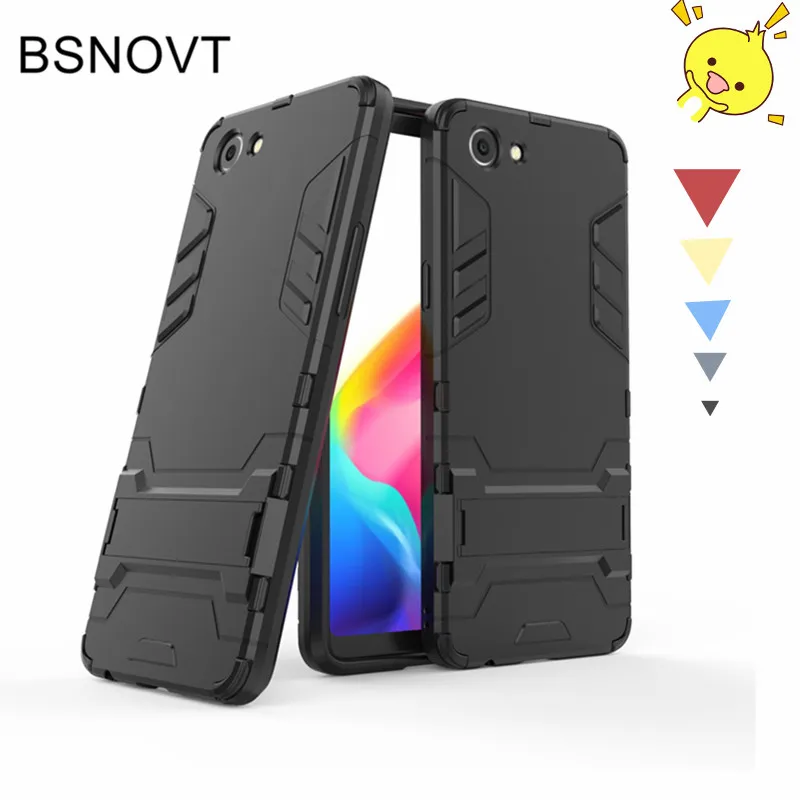 Чехол для Oppo Realme 1 CPH1859 CPH1861 силиконовый + пластиковый чехол с подставкой BSNOVT |