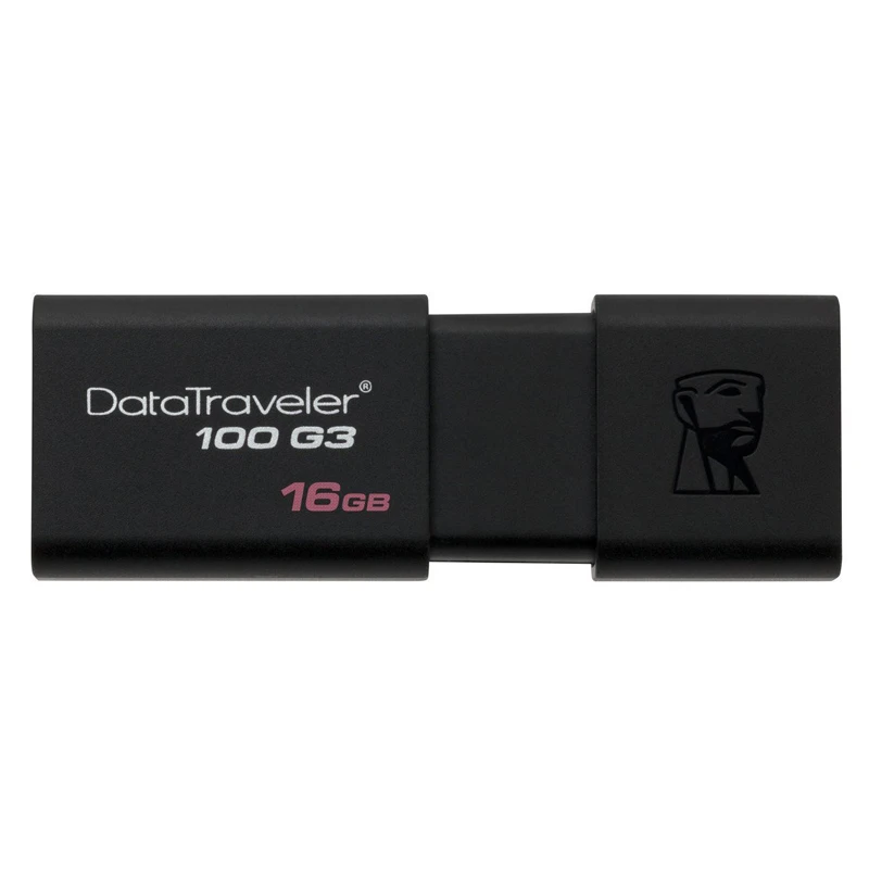Kingston USB Флэш-Накопители DT100G3 3.0 Pendrive 64 ГБ 32 16 128 Pen Drive Пластик Гладкий Memory Stick 100%