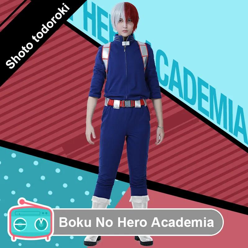 Coshome Boku no My Hero academic шото Тодороки костюмы для косплея мужчин наряд вечеринки на