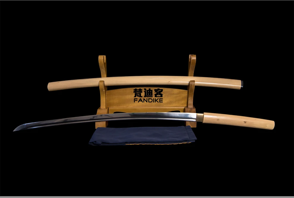 Полный Танг ширасая меч оружие гамон острые лезвия choji Hamon Blade Shirasaya Katana острый