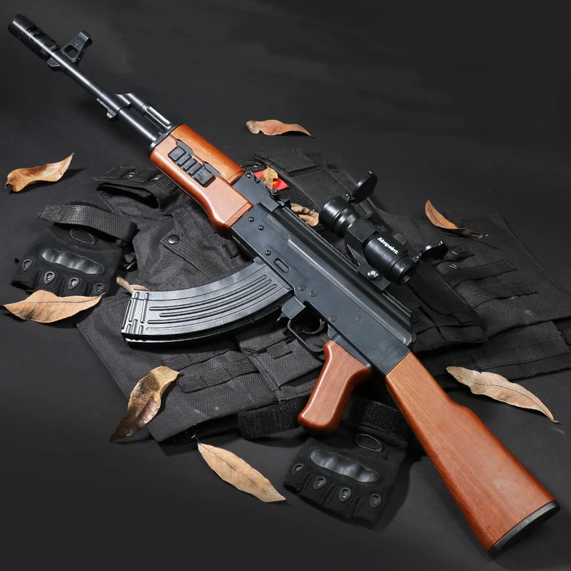 Электрический ручной водяной пистолет автоматический AK47 с бесплатным